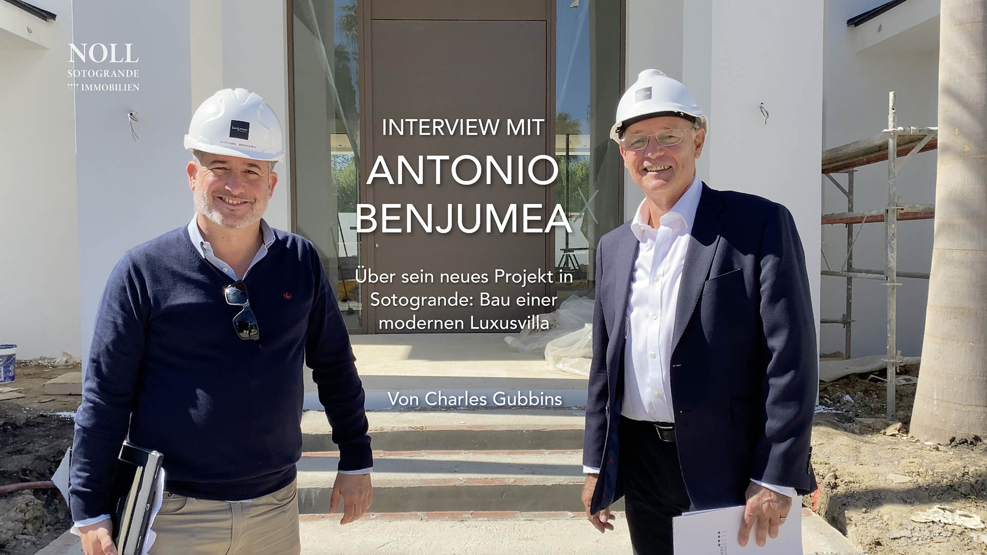 Interview mit Benjumea Architects über den Bau einer NEUEN LUXUSVILLA in Sotogrande, Spanien.Von Charles Gubbins.