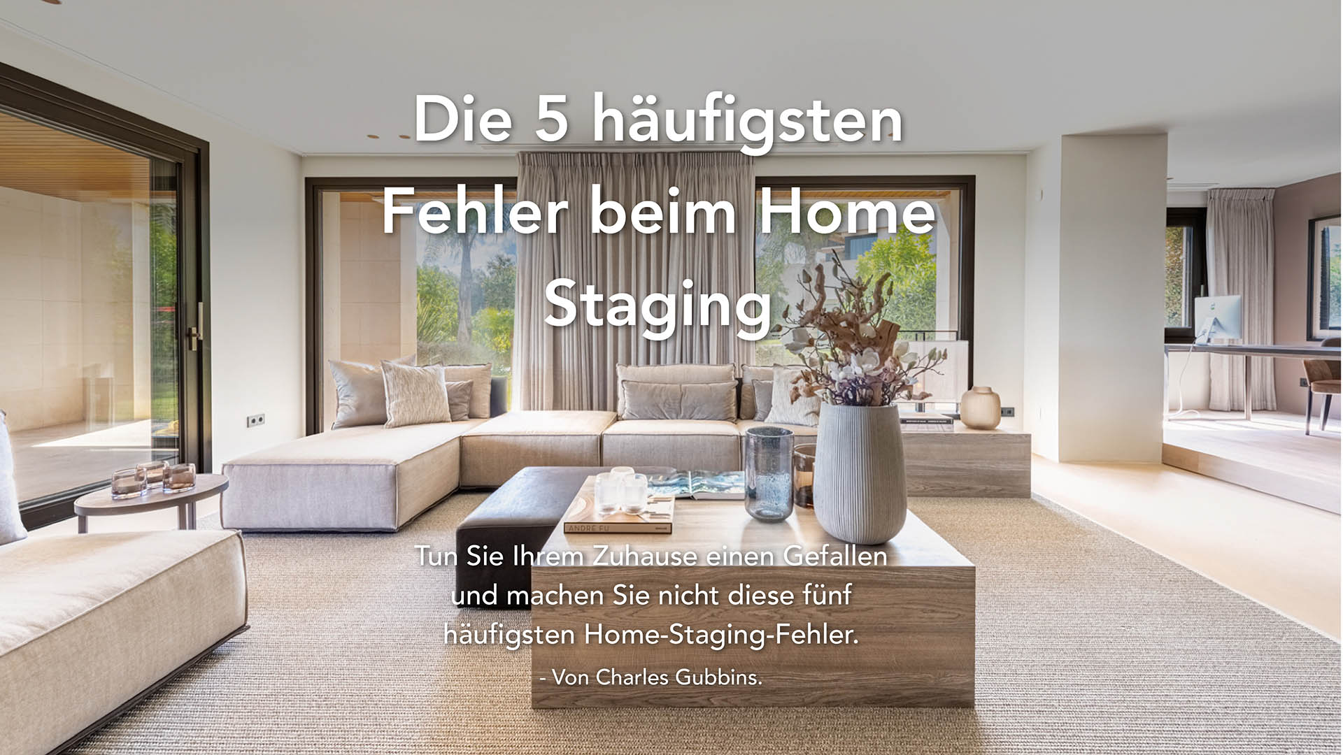 Die 5 häufigsten Fehler beim Home Staging Sotogrande
